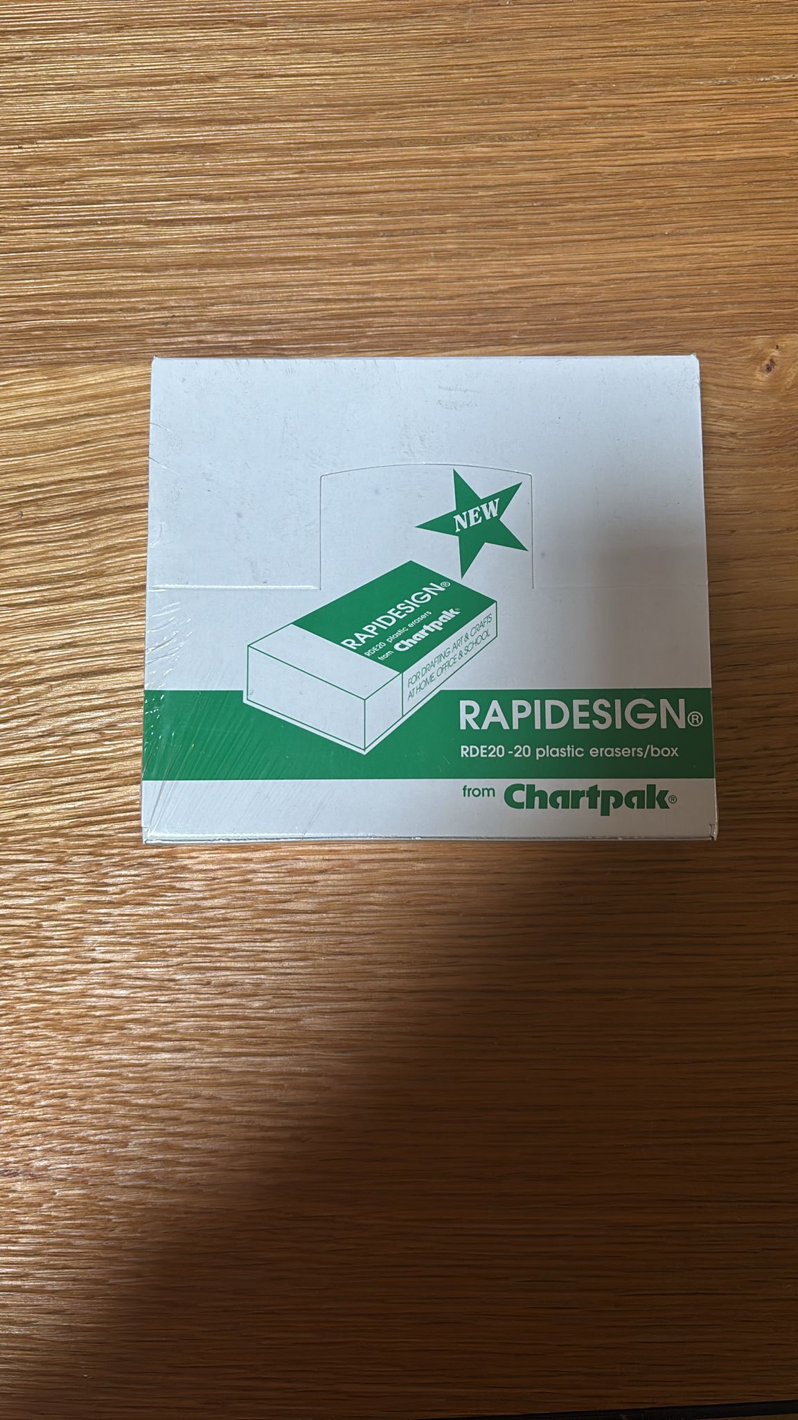 Boîte de 20 gommes en plastique RapidSign