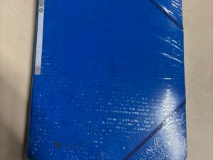 Chemise à élastiques cartonnée A4 Fiducial bleue