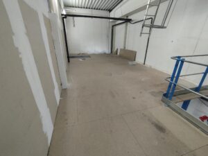 Mezzanine métallique industrielle – stockage entrepôt – 94,5 m²