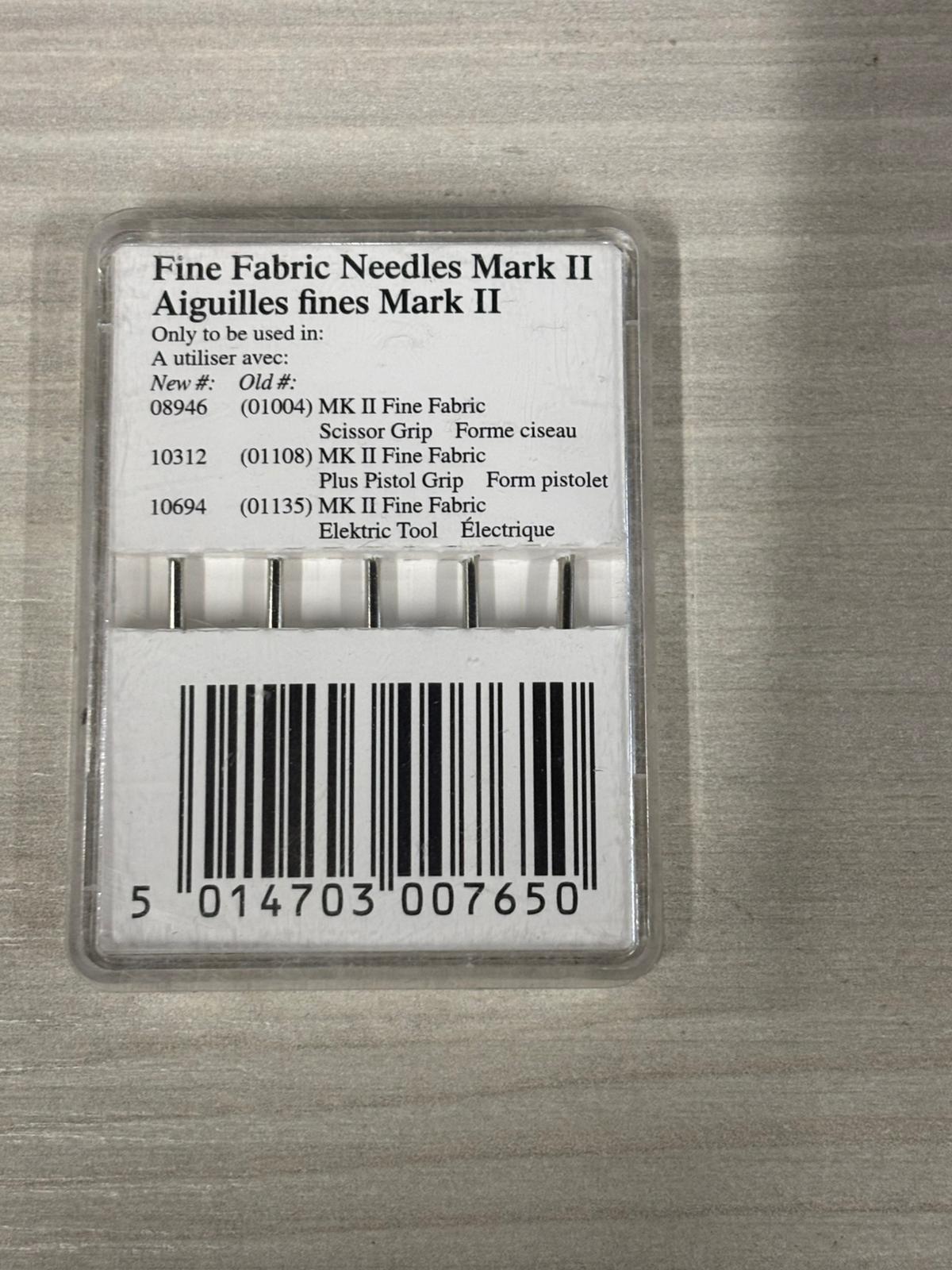 Lot de 5 aiguilles Fine Fabric Mark II – Avery Dennison 08944 (05023)