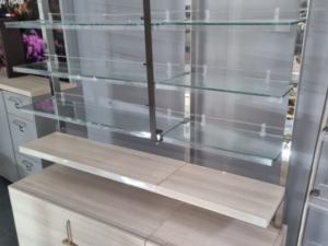 Lot de 2 éléments muraux – Bois – H175xL154 cm