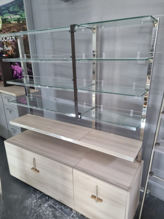 Lot de 2 éléments muraux - Bois - H175xL154 cm