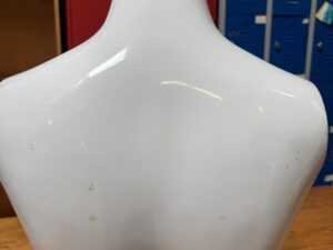 Buste femme – Fibre de verre blanc brillant – H 80 cm
