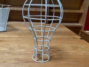 Tête de présentation – Métallique – H 32 cm