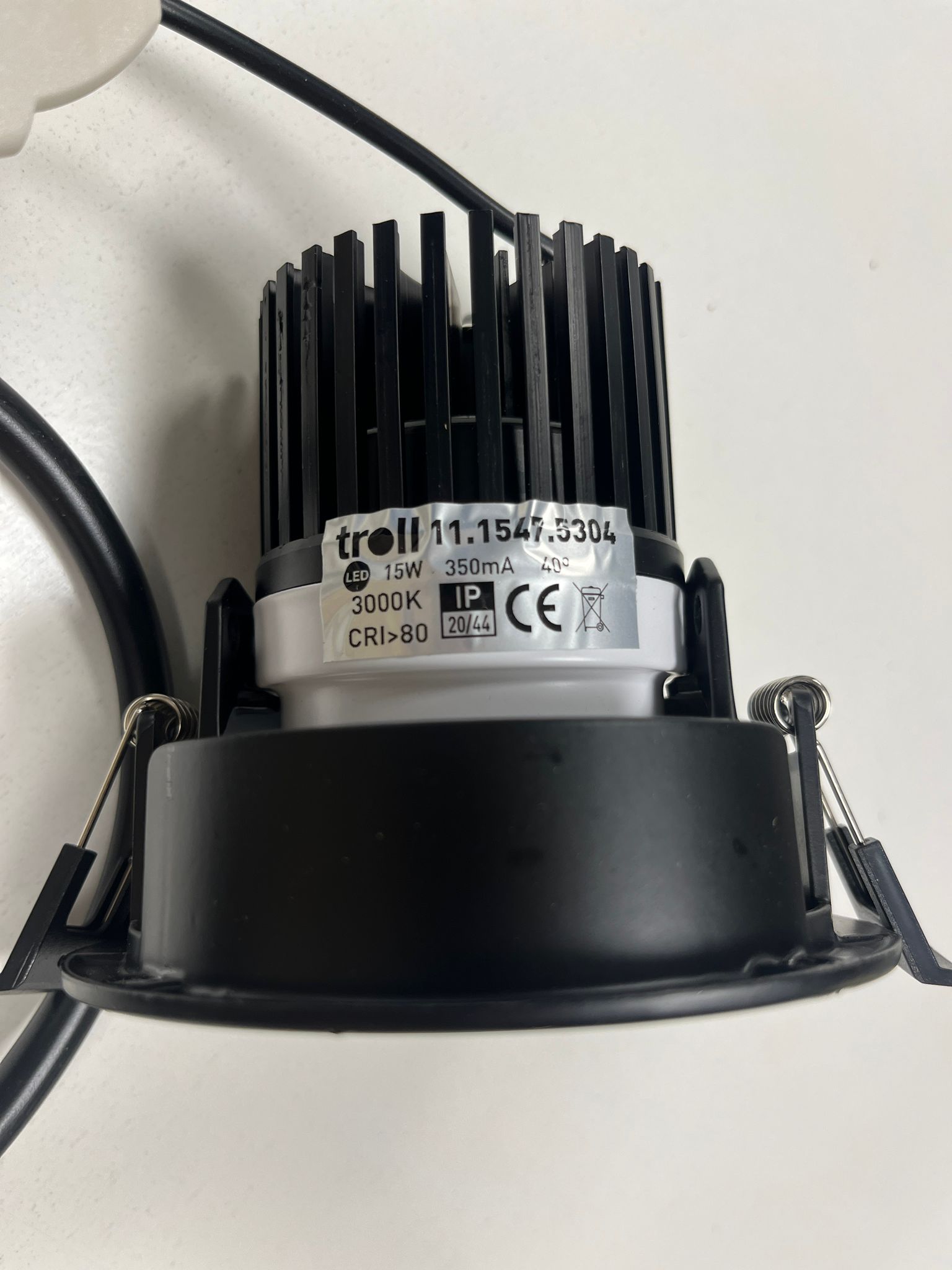 Spot LED encastrable orientable 40° – Driver inclus