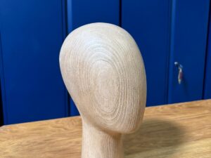 Tête de présentation unisexe en bois