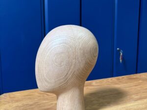 Tête de présentation unisexe en bois