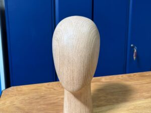 Tête de présentation unisexe en bois