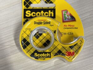Ruban adhésif double face 3M – 12,7 mm x 6,35 m
