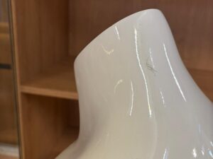 Buste enfant adolescent 14/15 ans – Fibre de verre blanc brillant – H 60 cm