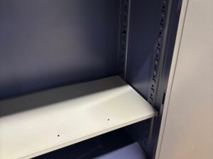 Armoire coffre-fort métallique avec portes blindées (1 clé sur 4) – L114 x l49 x H105 cm