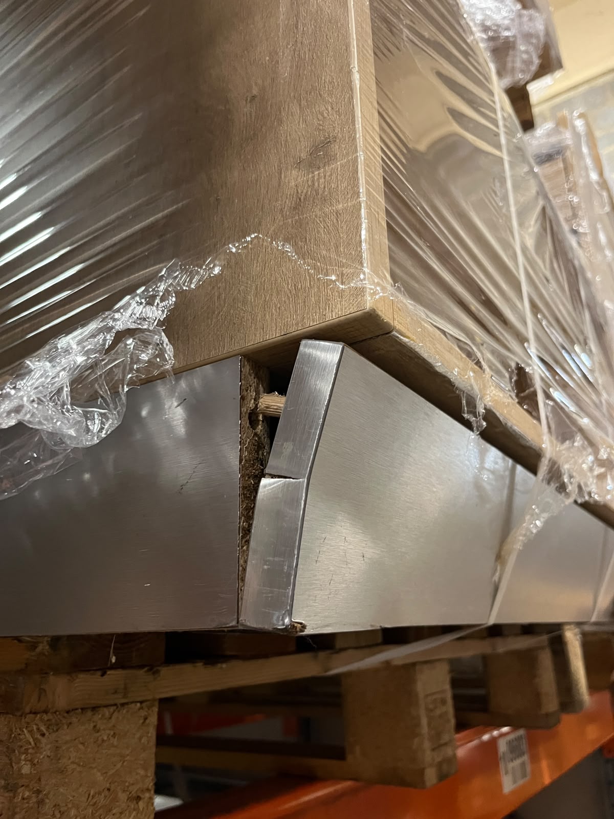 Comptoir d'accueil en bois – Accès PMR – L661xP75xH120 cm – Image 7