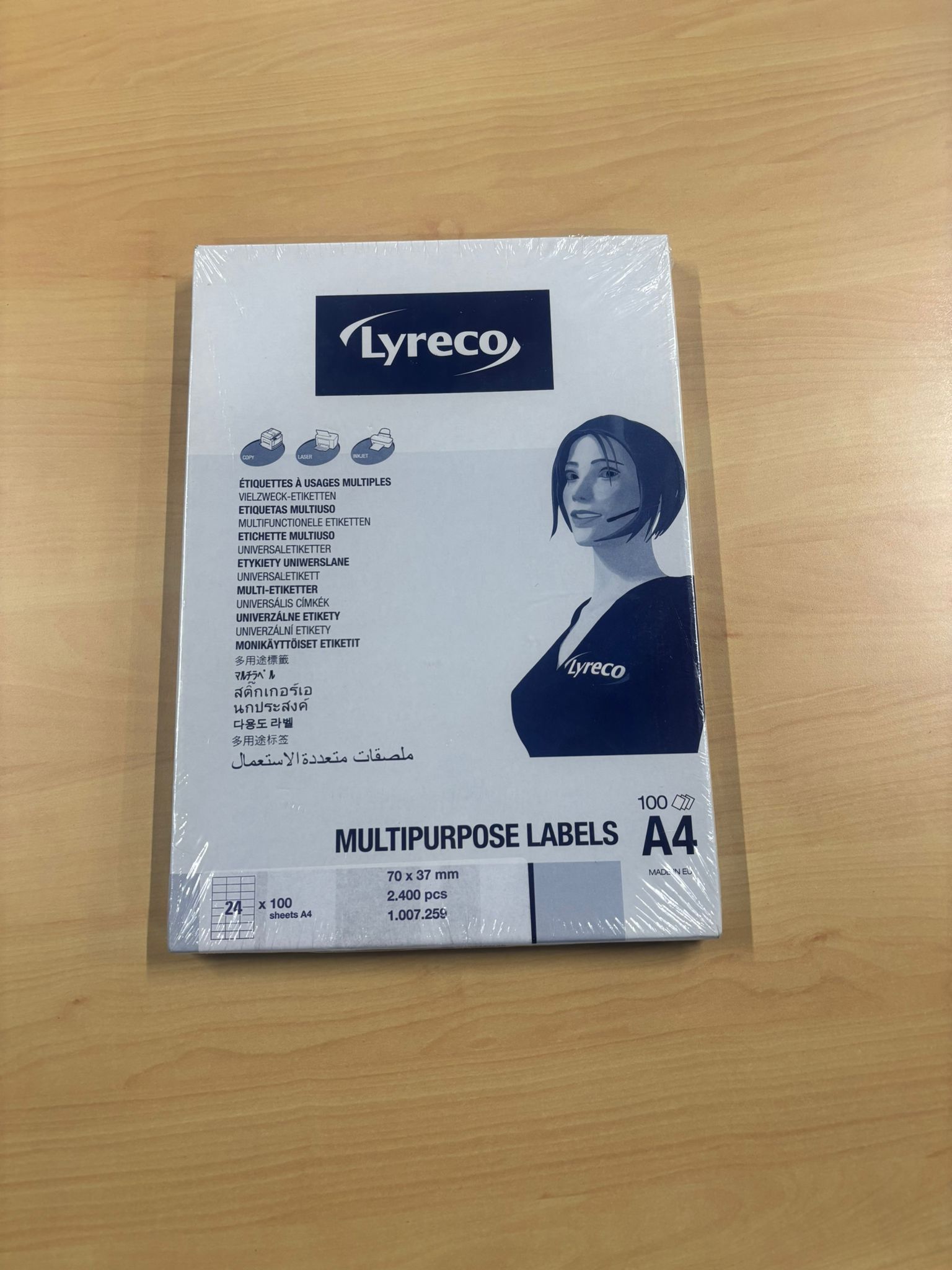 Étiquettes multiples usages format A4 – 70 x 37 mm (lot de 100)