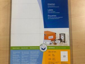 Étiquettes permanentes HERMA – 105 x 57 mm (lot de 100)