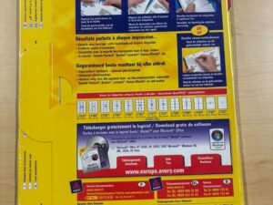 Étiquettes laser adresses Avery – 99,1 x 67,7 mm (lot de 40 / 320 étiquettes)