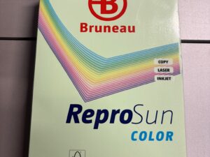 Papier couleur A4 pour copieur et imprimante Bruneau – 500 feuilles