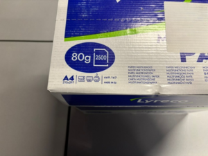 Lot de 2500 feuilles de papier blanc A4 multi-usages Lyreco – 80 g/m²