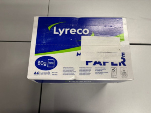Lot de 2500 feuilles de papier blanc A4 multi-usages Lyreco – 80 g/m²