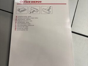 Lot de 100 pochettes de plastification à chaud Office Dépôt – A3