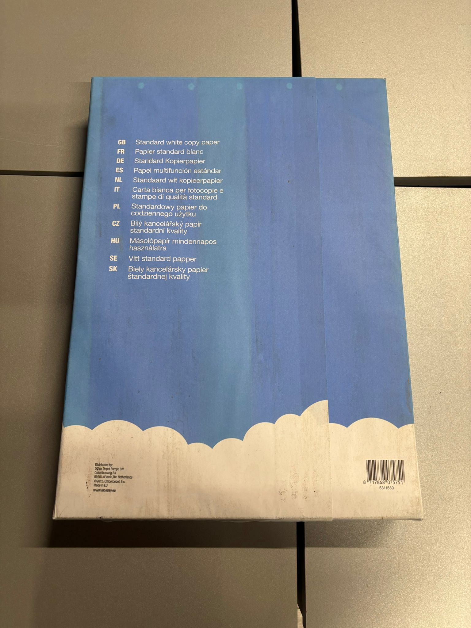 Lot de 500 feuilles de papier blanc Niceday A3 – 80 g/m²