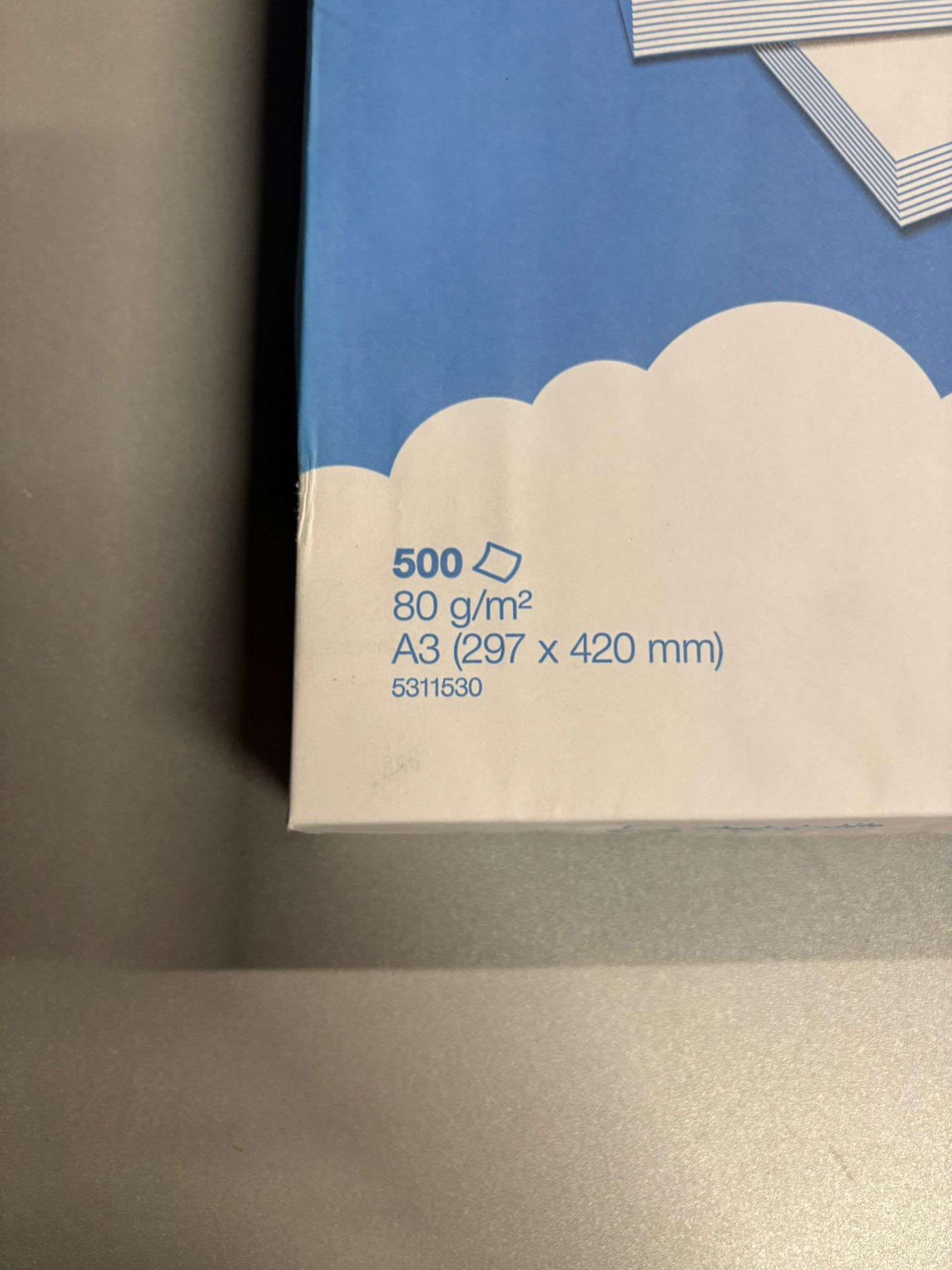 Lot de 500 feuilles de papier blanc Niceday A3 – 80 g/m²