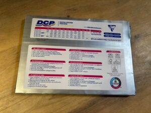 Papier blanc très satiné pour impression laser et jet d’encre Clairefontaine – 125 feuilles – 250 g/m²