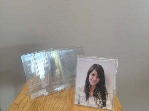 Support de présentation en PVC renforcé transparent – format 11,5 x 15 cm