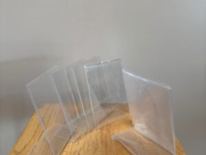 Support de présentation en PVC renforcé transparent – format 11,5 x 15 cm