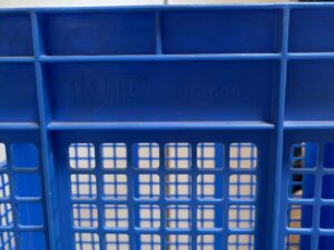 Caisse de manutention bleue BITO – L60 x l39 x P41 cm