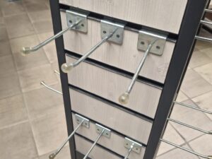 Tour de présentation rotative 4 faces avec miroirs – H176 cm