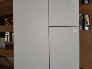 Bloc vestiaire bois gris 2 portes coulissantes – L40 x P52 x H185 cm
