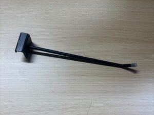 Lot de 10 broches pour barre de charge noir métallique – L30 cm