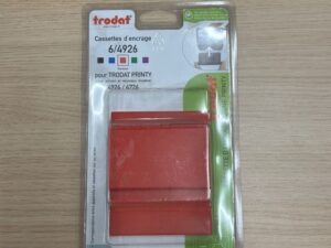 Cassette d’encrage rouge Trodat Printy