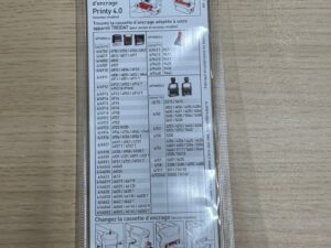 Cassette d’encrage rouge Trodat Printy 4800 / 4820 / 4822 / 4846 / 4911 / 4951