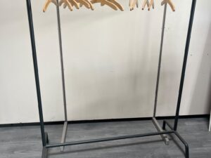 Portant à vêtements professionnel noir – L125 cm