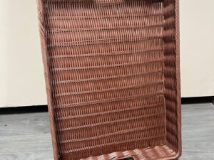 Panier de présentation en osier marron – L59 cm