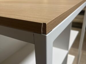 Meuble à casiers métallique et bois – L189 cm