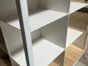 Meuble à casiers métallique et bois – L189 cm