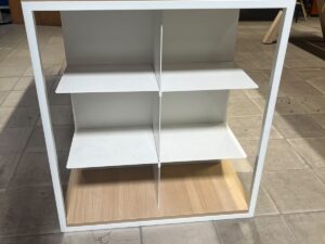 Meuble à casiers métallique et bois – L189 cm