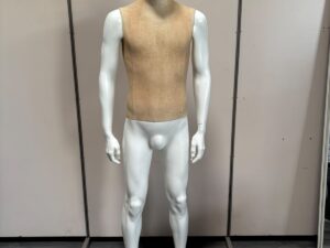 Mannequin homme complet en fibre de verre – H190 cm
