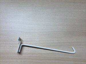 Lot de 10 broches pour fond rainuré blanc – L23 cm