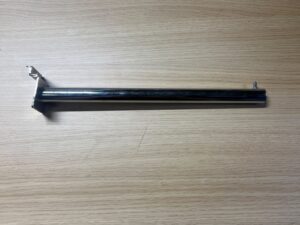 Bras droit pour fond rainuré gris chromé – L30 cm