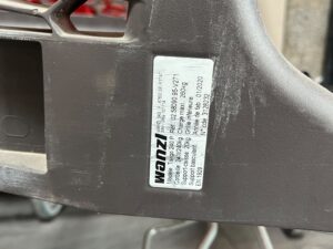 Lot de 4 chariots de magasin WANZL TANGO 240P – 240 L