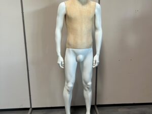 Mannequin homme complet en fibre de verre – H190 cm