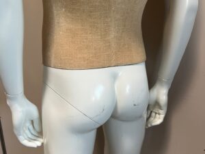 Mannequin homme complet en fibre de verre – H190 cm