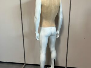 Mannequin homme complet en fibre de verre – H190 cm