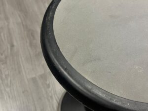 Tabouret de bureau INTERSTUHL noir – H45 à 63 cm