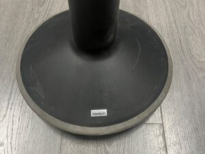 Tabouret de bureau INTERSTUHL noir – H45 à 63 cm