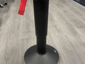 Tabouret de bureau INTERSTUHL noir – H45 à 63 cm