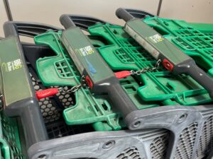 Lot de 6 chariots de magasin TER Retail POLYCART P175 – 164 L